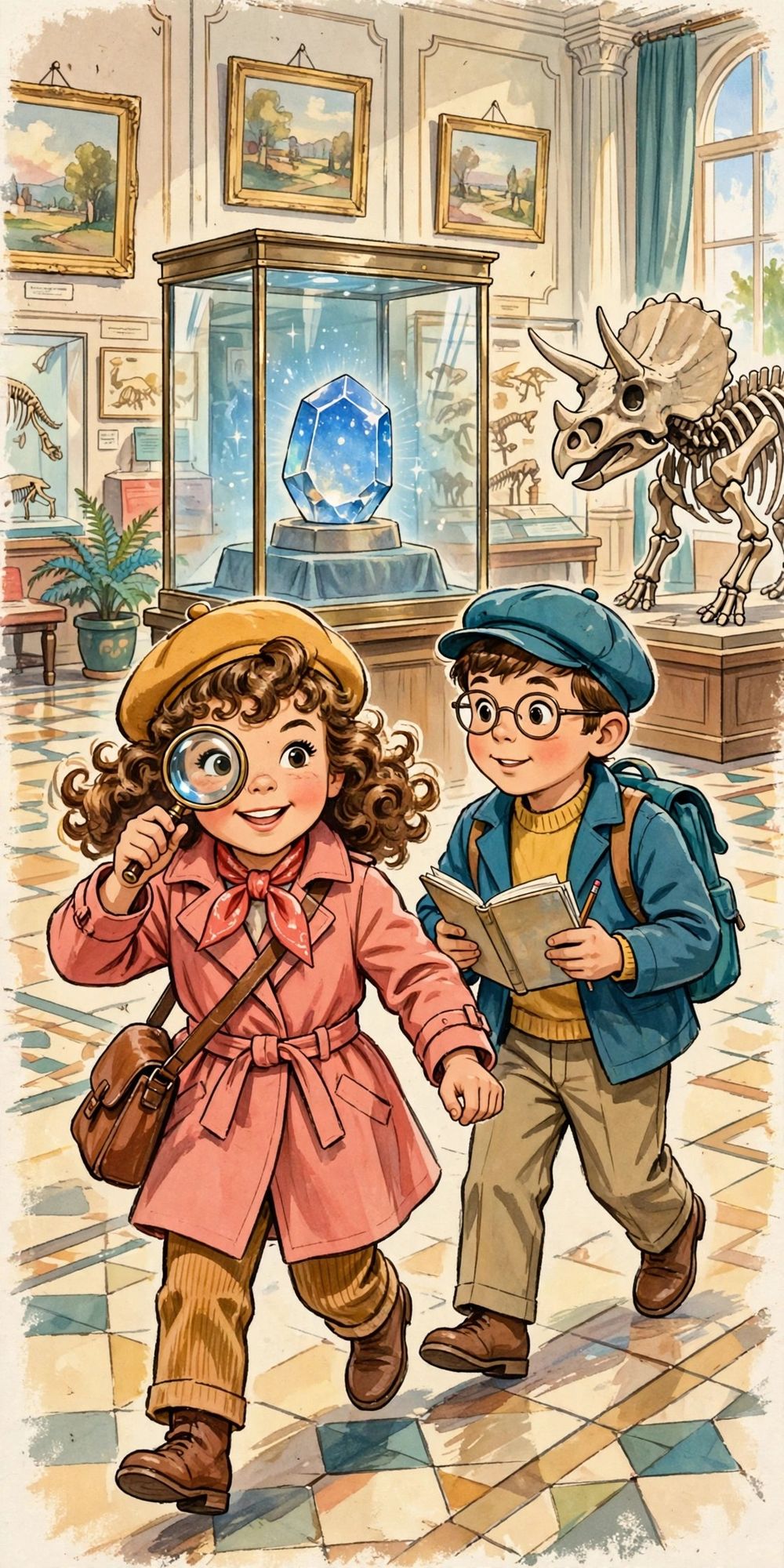 The Great Museum Heist junior detective mystery game cover